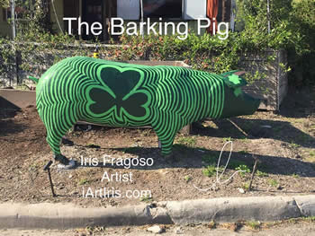 Barking Pig - March 2018 - Iris Fragoso - Artist