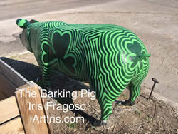 Barking Pig - March 2018 - Iris Fragoso Artist