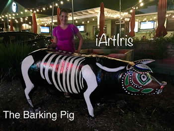 Barking Pig - Halloween 2018 - Iris Fragoso - Artist